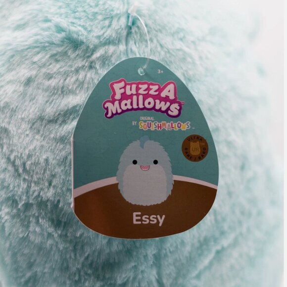 12” ULTRA RARE Essy the Eel Fuzzamallows Squishmallows BNWT KellyToy Jazzwares - Picture 3 of 5